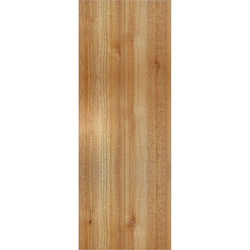 Ekena Millwork Rustic Wood Shutter - Rough Sawn Western Red Cedar - RBJ06S11X029RWR