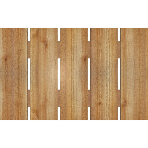 Ekena Millwork Rustic Wood Shutter - Rough Sawn Western Red Cedar - RBS06S29X018RWR