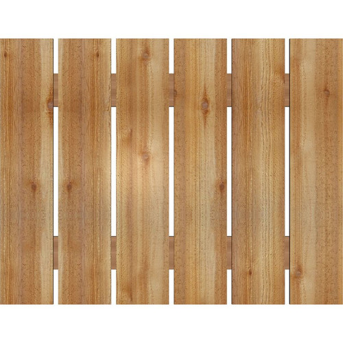 Ekena Millwork Rustic Wood Shutter - Rough Sawn Western Red Cedar - RBS06S35X027RWR