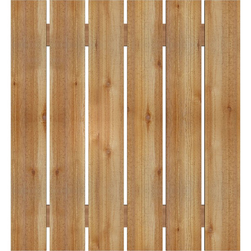 Ekena Millwork Rustic Wood Shutter - Rough Sawn Western Red Cedar - RBS06S35X038RWR