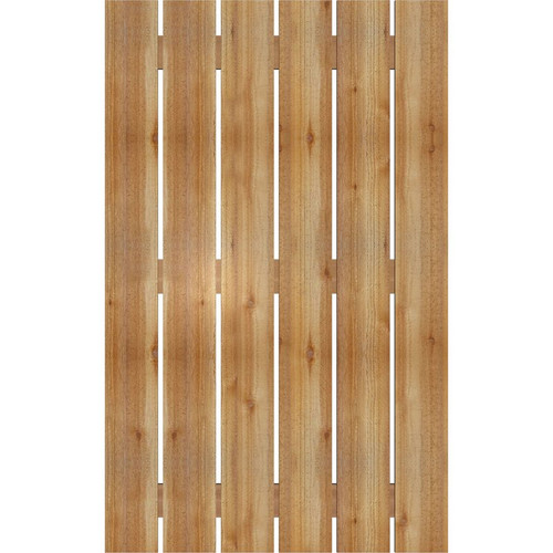 Ekena Millwork Rustic Wood Shutter - Rough Sawn Western Red Cedar - RBS06S35X056RWR