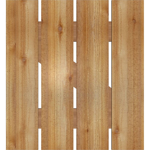 Ekena Millwork Rustic Wood Shutter - Rough Sawn Western Red Cedar - RBS06Z23X025RWR