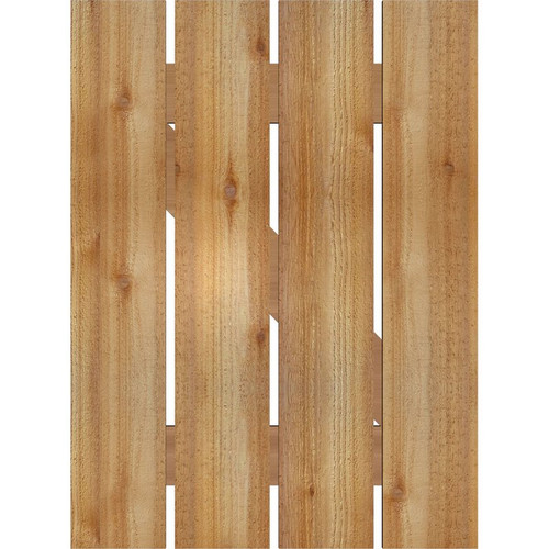 Ekena Millwork Rustic Wood Shutter - Rough Sawn Western Red Cedar - RBS06Z23X031RWR