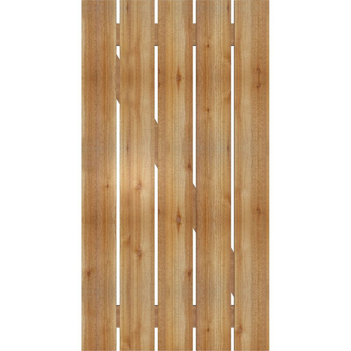 Ekena Millwork Rustic Wood Shutter - Rough Sawn Western Red Cedar - RBS06Z29X054RWR