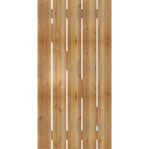 Ekena Millwork Rustic Wood Shutter - Rough Sawn Western Red Cedar - RBS06Z29X058RWR