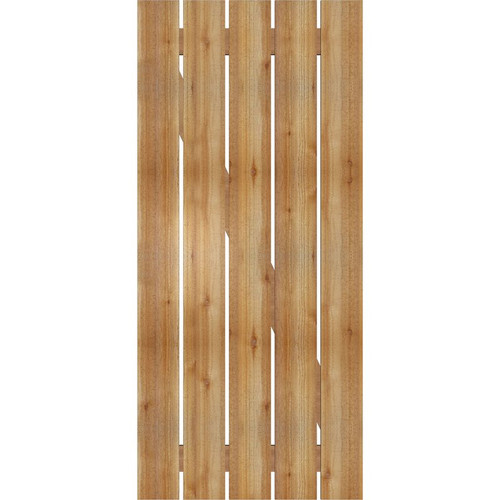 Ekena Millwork Rustic Wood Shutter - Rough Sawn Western Red Cedar - RBS06Z29X064RWR