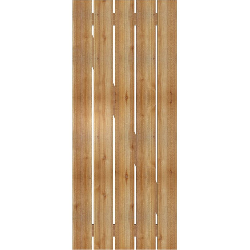 Ekena Millwork Rustic Wood Shutter - Rough Sawn Western Red Cedar - RBS06Z29X069RWR