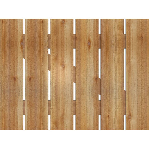 Ekena Millwork Rustic Wood Shutter - Rough Sawn Western Red Cedar - RBS06Z35X026RWR