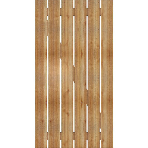 Ekena Millwork Rustic Wood Shutter - Rough Sawn Western Red Cedar - RBS06Z35X066RWR