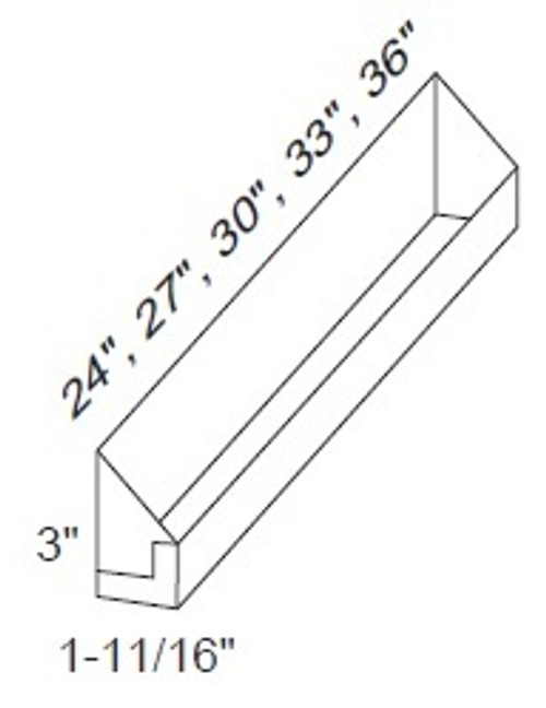 Ideal Cabinetry Hawthorne Cinnamon Tilt-out Tray Kits - SBTOTK33-HCN