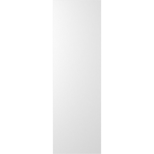 Ekena Millwork Horizontal Slat Framed Modern Style Fixed Mount Shutters - Primed Expanded Cellular PVC - TFP001HF12X039UN