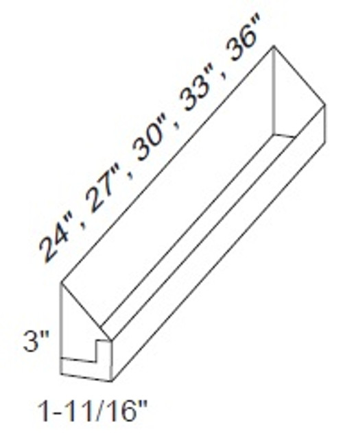 Ideal Cabinetry Nassau Mythic Blue Tilt-out Tray Kits - SBTOTK24-NMB