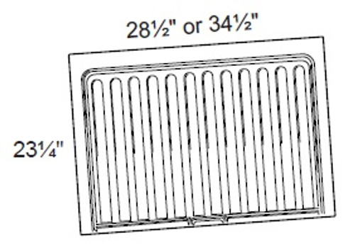 Ideal Cabinetry Nassau Mythic Blue Sink Base Liner - SBL2730-NMB