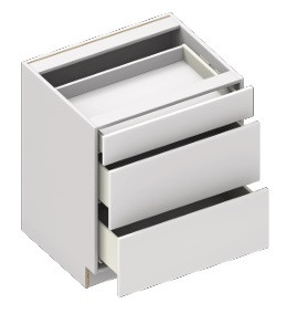 Blue Valley Shaker Midnight Blue Kitchen Cabinet - MB-3DB21