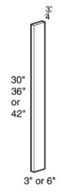 Ideal Cabinetry Manhattan High Gloss White Filler Strips - FS636-MHW