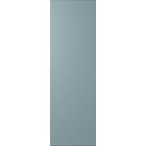 Ekena Millwork Two Panel Chevron Modern Style Fixed Mount Shutters - Painted Expanded Cellular PVC - TFP101CV18X068SB