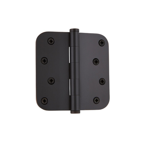 Grandeur Hardware - 4" Button Tip Residential Hinge with 5/8" Radius Corners - Timeless Bronze - BUTHNG - 819983