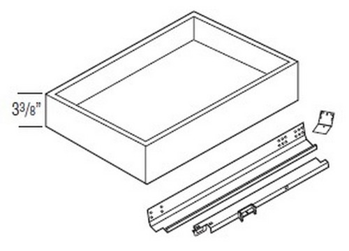 Mantra Cabinetry - Omni Paint - Roll Tray Kits - RT36WD-OMNI GRAPHITE