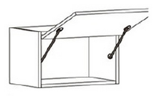 Eurocraft Cabinetry Shaker Series Mist Beige Kitchen Cabinet - W3612FP - SHM
