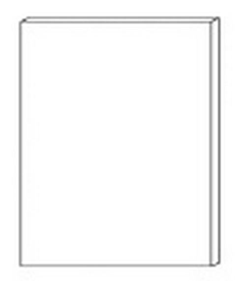 Eurocraft Cabinetry Shaker Series Stratus White Kitchen Cabinet - Sample- Door- Large - SHW