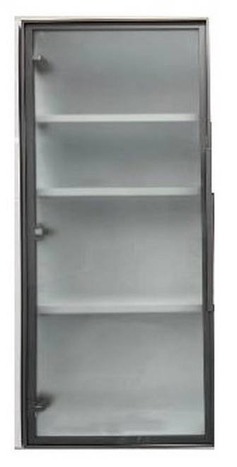 Eurocraft Cabinetry Slim Shaker Series Gauntlet Gray Kitchen Cabinet - WGD1230 - SLG