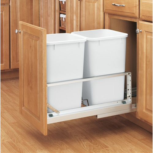 Rev-A-Shelf - 5349-1527DM-2 - Double 27 Qrt Pull-Out Waste Containers