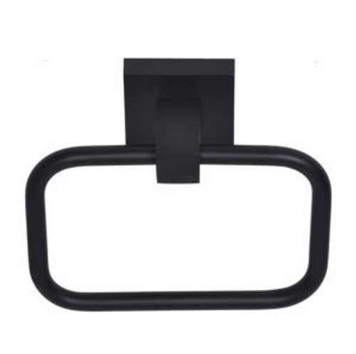 Better Home Products - San Francisco Collection - Towel Ring - Matte Black - 9004BLK