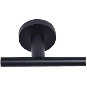 Better Home Products - Skyline Blvd Collection - 24" Towel Bar Set - Matte Black - 3924BLK