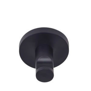 Better Home Products - Park Presidio Collection - Single Robe Hook - Matte Black - 9401BLK