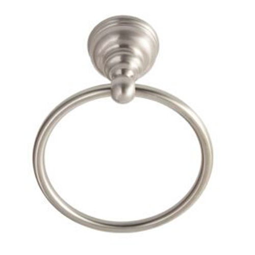 Better Home Products - Sea Cliff Collection - Towel Ring - Satin Nickel - 3704SN