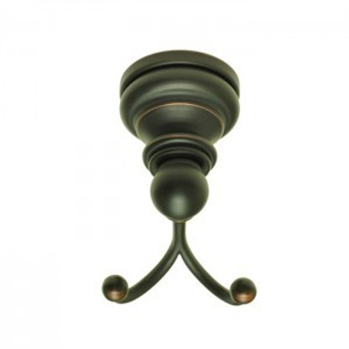 Better Home Products - Ocean Beach Collection - Double Robe Hook - Dark Bronze - 2902DB