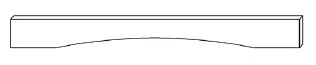 Life Art Cabinetry - Valance - VAL42-Plain - Anchester Gray