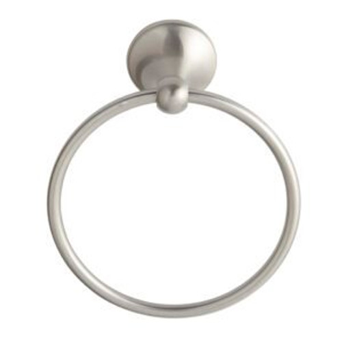 Better Home Products - Waterfront Collection - Towel Ring - Satin Nickel - 2304SN