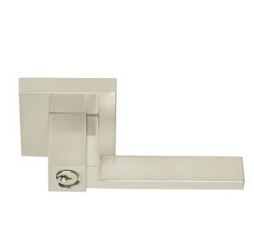 Better Home Products - San Francisco Collection - Entry Lever Left Hand - Satin Nickel - 90515SNLT