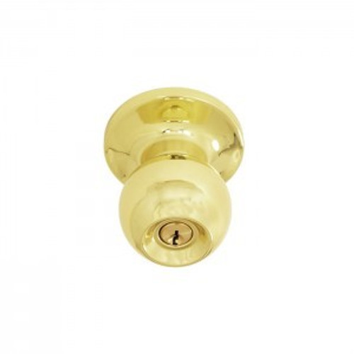 Better Home Products - Marina Ball Collection - Knob Entry - Polished Brass - 10503PB