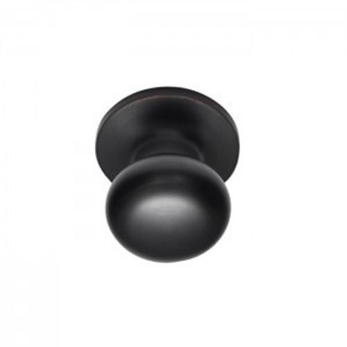 Better Home Products - Noe Valley Collection - Mushroom Knob Passage - Dark Bronze - 92111DB