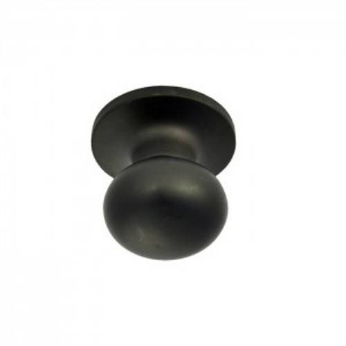 Better Home Products - Noe Valley Collection - Mushroom Knob Passage - Matte Black - 82144BLK