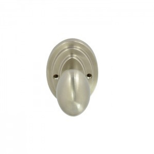Better Home Products - Nob Hill Collection - Solid Egg Knob Handleset Trim - Satin Nickel - 69915SN
