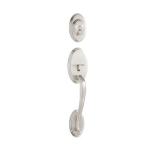 Better Home Products - Embarcadero Collection - Handleset with Ball Knob Interior - Satin Nickel - 68815SN