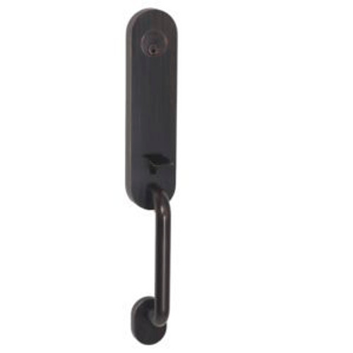 Better Home Products - Atherton Collection - Handleset with Ball Knob Interior - Dark Bronze - 70811DB