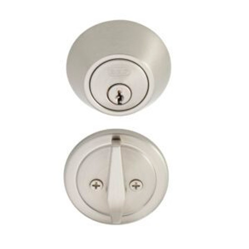 Better Home Products - Single Cylinder Collection - Deadbolt - Satin Nickel - 10626DC01