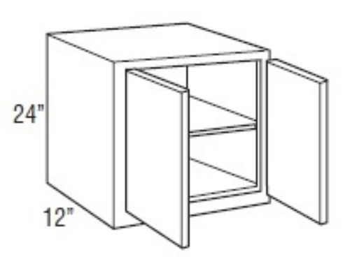 Mantra Cabinetry - Omni Stain - Wall Double Door Cabinets - W3624-OMNI BEACHWOOD