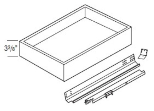 Mantra Cabinetry - Omni Stain - Roll Tray Kits - RT24WD-OMNI BEACHWOOD