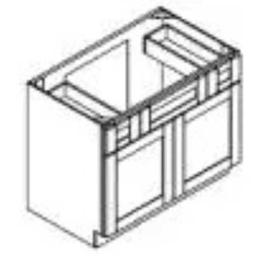 Cabinets For Contractors Dove Grey Shaker Premium SG Bath Cabinet - GSPSG-VSD30L
