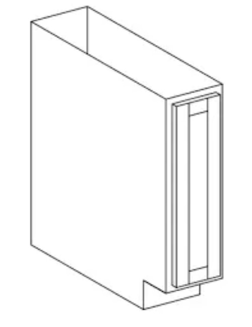 Cabinets For Contractors Eldridge White Deluxe Kitchen Cabinet - EWD-TB09