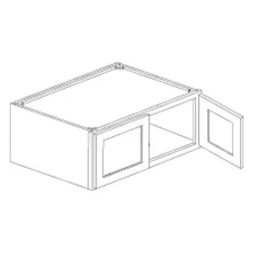 Cabinets For Contractors Eldridge White Deluxe Kitchen Cabinet - EWD-W332424