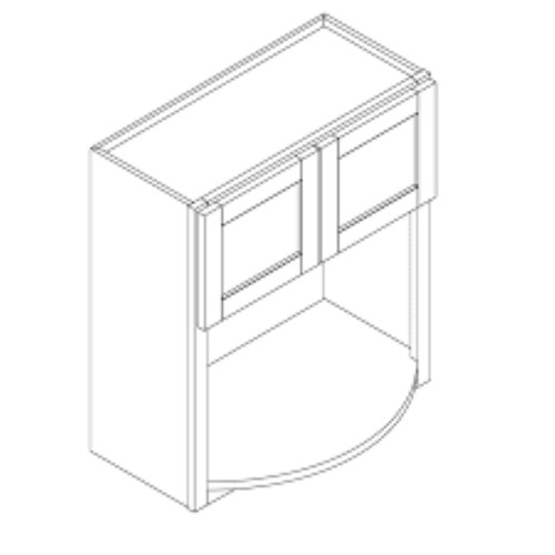 Cabinets For Contractors Eldridge White Deluxe Kitchen Cabinet - EWD-WM303012