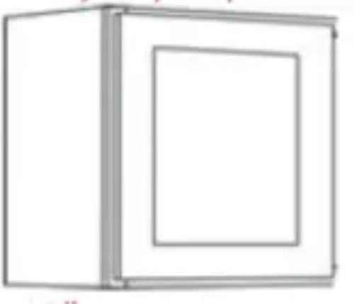 Cabinets For Contractors Eldridge Ash Walnut Deluxe Kitchen Cabinet - EGD-W1518