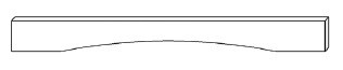 Life Art Cabinetry - Valance - VAL48-Plain - Edinburgh