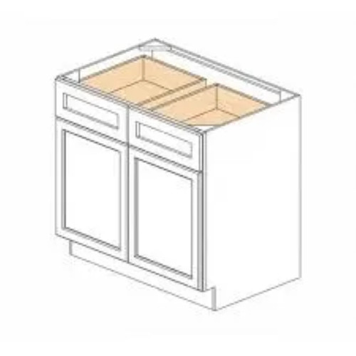 Cabinets For Contractors Savannah White Deluxe Kitchen Cabinet - SVWD-B39